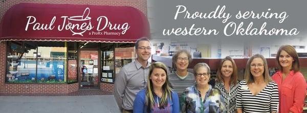 The Friendly staff at Paul Jones Drug