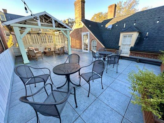 Outdoor Patio with Covered Seating Area