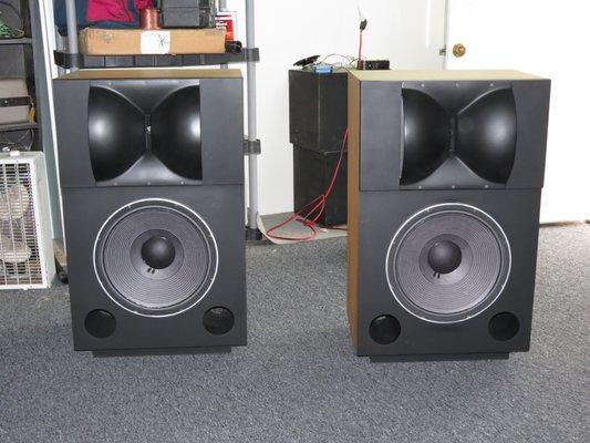 Custom JBL 4430 with upgraded crossovers using all air wound inductors and SOLEN Polypropylene capacitors