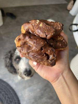 Chocolate buttermilk donut - got a little squished but soo good.