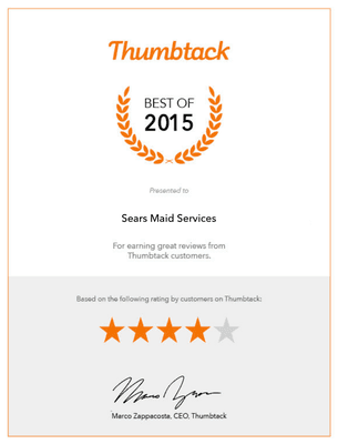 Best of 2015 Thumbtack Professional Cleaning