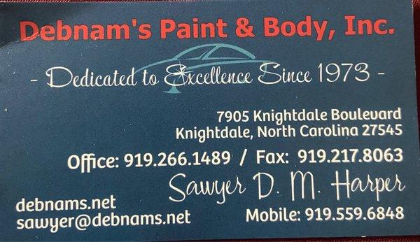 Debnam's Auto Body & Towing Service