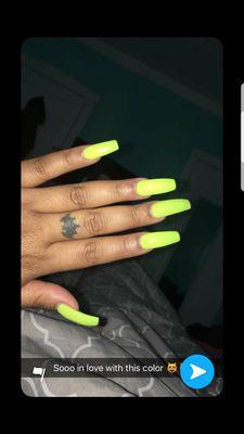 Lime yellow