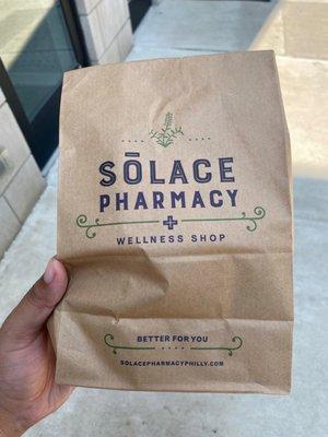 Solace Pharmacy bag