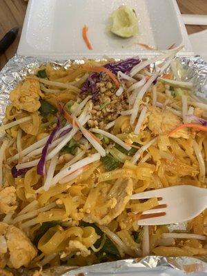 Tiger pad Thai at Sherman way location