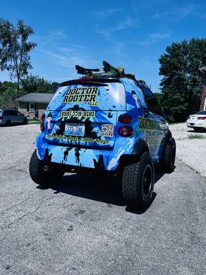 Lifted smart car - ask the owner about it!