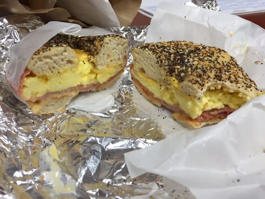 Pork roll egg and cheese. Heard all hype, had to check it out. Just as good as they say