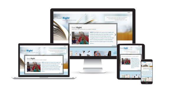 This clean professional website was built for Read Right. Readright.com is a large and informative website.