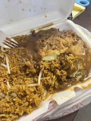 Shrimp Egg Foo Young Combo Plate