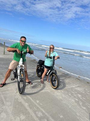 E Bike on the Beach