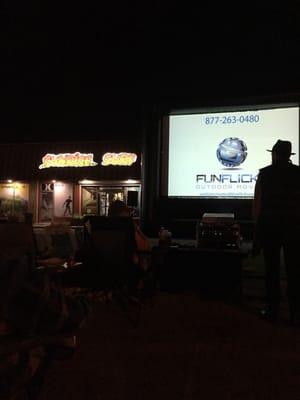 Watching View from a Blue Moon in the parking lot! Fun times and lots of good looking surfers!!!