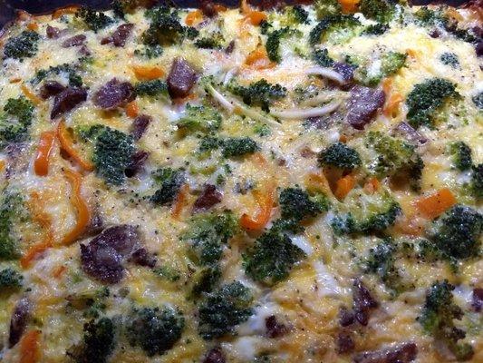 The perfect breakfast casserole for such delicious sausage!