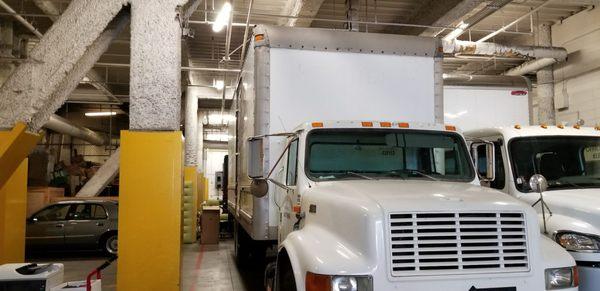 Moving and delivery underground parking Downtown San Diego