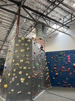 Rock wall, without the harness