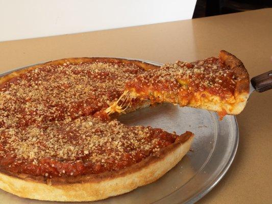 Deep dish Chicago style