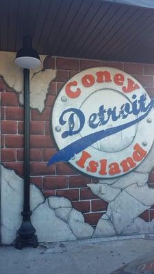 The front of Detroit Coney Island