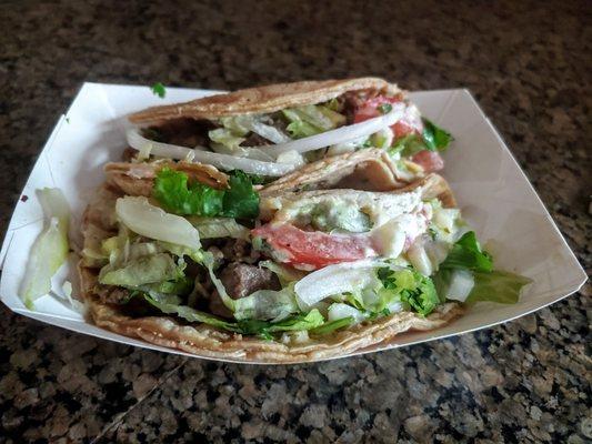 Tasty tacos! The tortillas were delish!