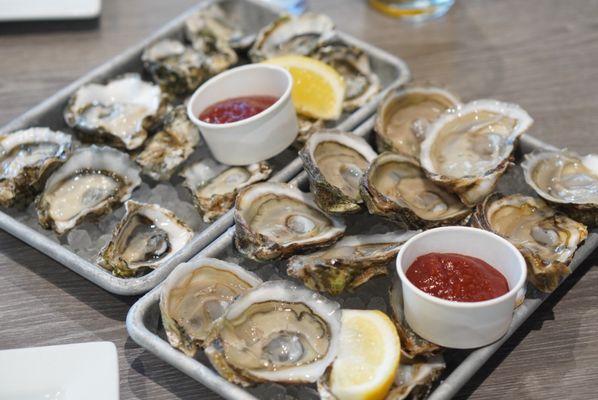 Sole different varieties of their oysters *3/2024