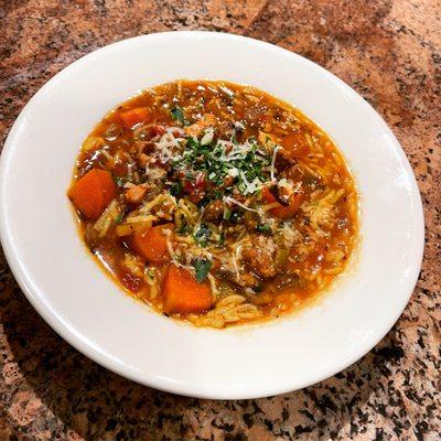 Chicken Cacciatore Soup