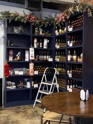 Store front with wines and gifts