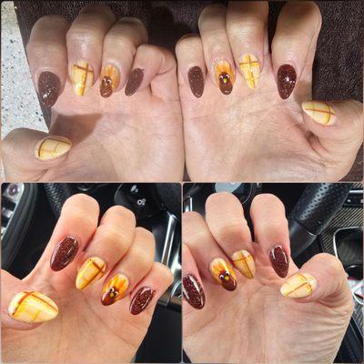 Thanksgiving/ Fall nails