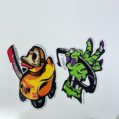 Die cut stickers