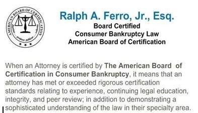 Always choose a Board Certified Attorney - You would want your Dr. to be Board Certified - Why not your attorney?