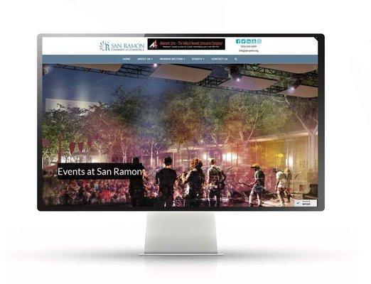 Website design by Sina Advisory Group. San Ramon Chamber website.