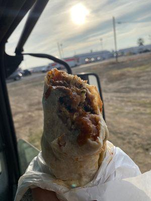 Asada burrito w/Chile