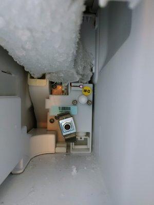 Oh No, Not another Samsung Ice maker freezing over. No Worries! We get those issues repaired right the first time. We are Samsung Authorize