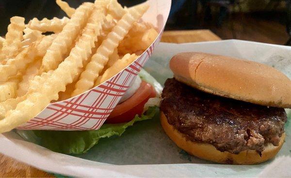 Burger & fries