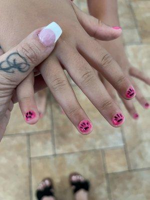 My child's terrible nails that I paid for