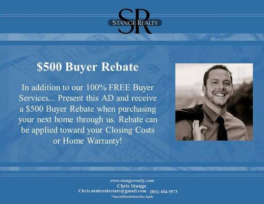 Use me and get a $500 rebate