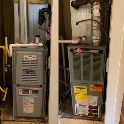 New Furnace and coil Installation