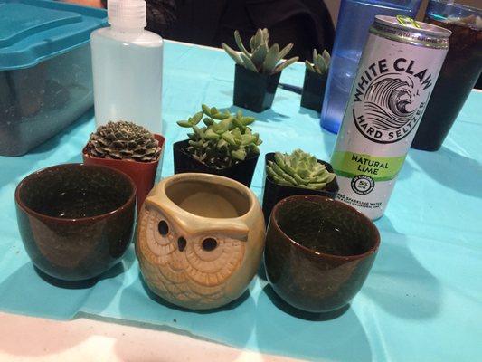 They had one flavor of white claw - the event was 5 star by Laura Schaffer of Young Living.