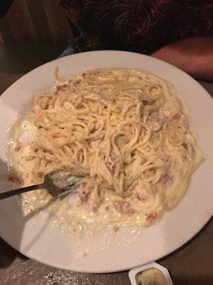 It was delicious carbonara