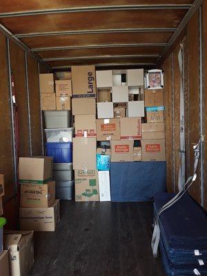 At Tenorio's Moving Solution we protect your furniture and load every truck from top to bottom