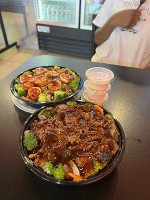 L2. Beef Lunch Special and L3. Shrimp Lunch Special