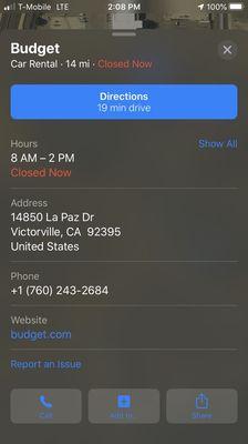 This address shows up at the Credit union location across the street. Look for the actual location at the Avis car sales lot.