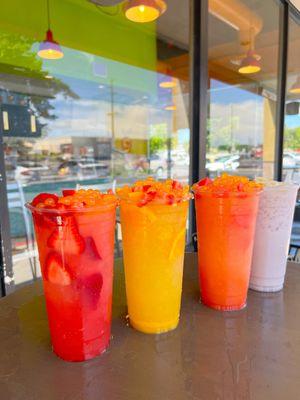 Agua Fresca - flavors change daily by location - popping pearls added