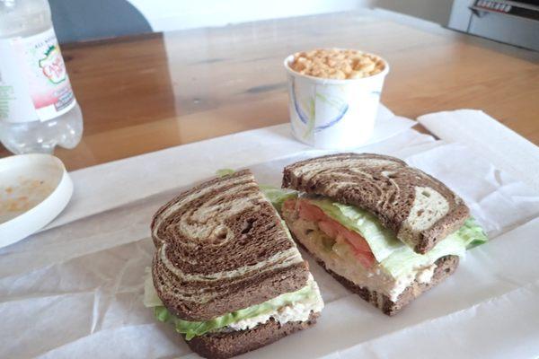 Shark City (Tuna) with Buffalo Mac & Cheese