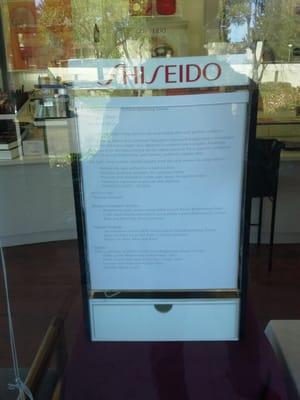 Shiseido & Visage Cosmetics, Fremont, CA.