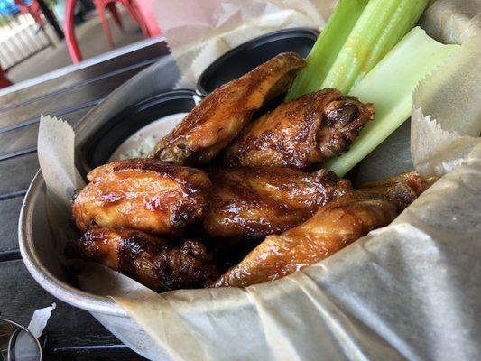 Delicious! Smoke hot honey wings