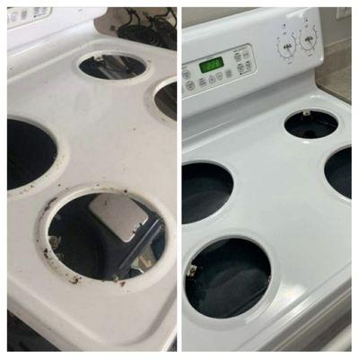 Stove cleaning