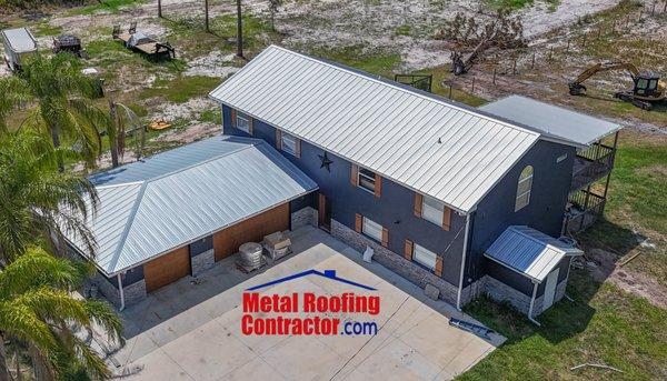 We often sell metal roofs in areas outside of the city limits. An affordable metal roof is strong and can last over 40 years.