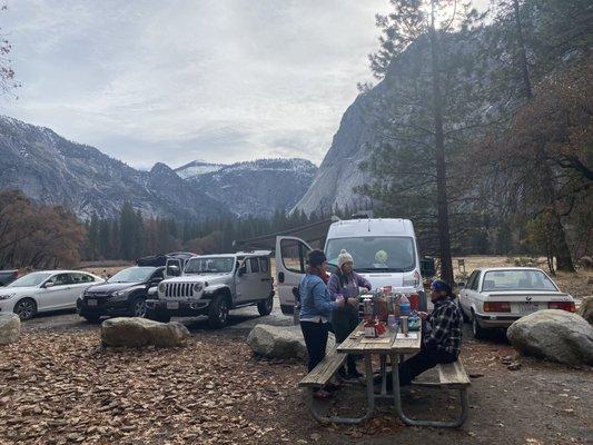 Yosemite lunch break