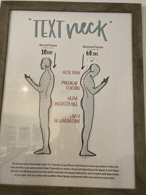 I think I have a text neck.