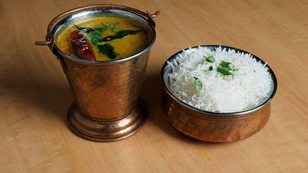 Dal Tadka With rice