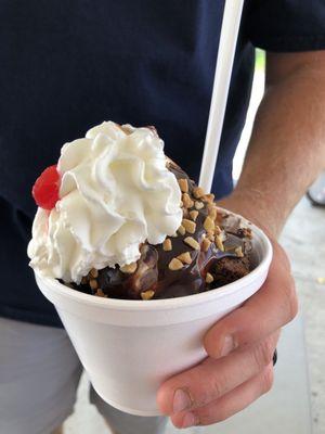 Brownie Nut Sundae