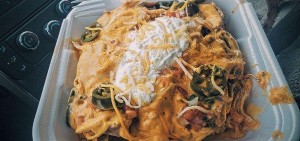 Large nachos